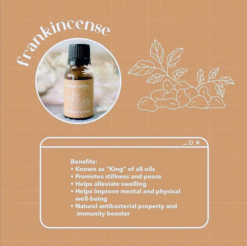 Frankincense essential oil bottle and its benefits