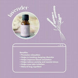 Lavender essential oil bottle and its benefits