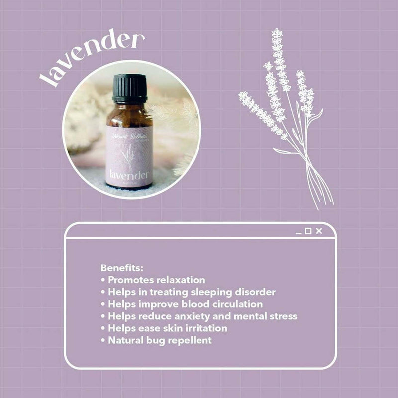 Lavender essential oil bottle and its benefits