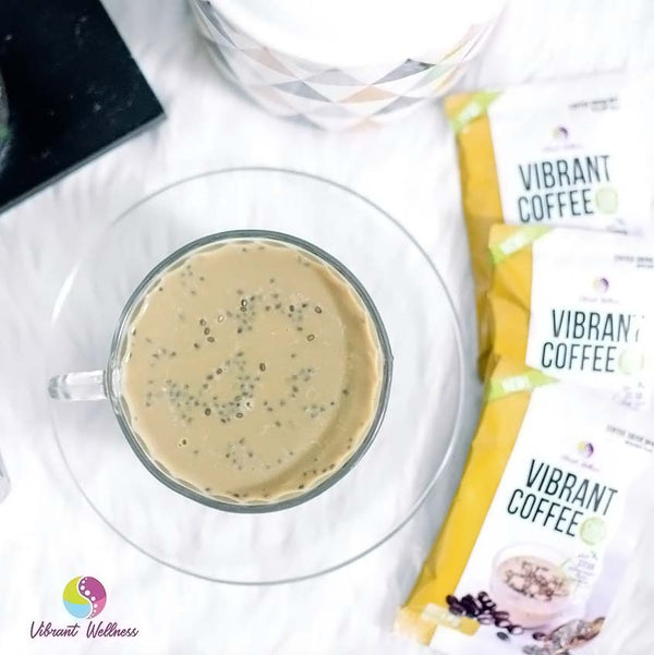VIBRANT COFFEE WITH CHIA SEEDS